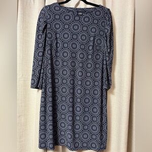 Tommy Hilfiger Navy Circular Pattern Dress